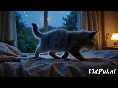 Milo le Chat Curieux | Sa Première Aventure Nocturne 🌙✨ (Histoire Animée)