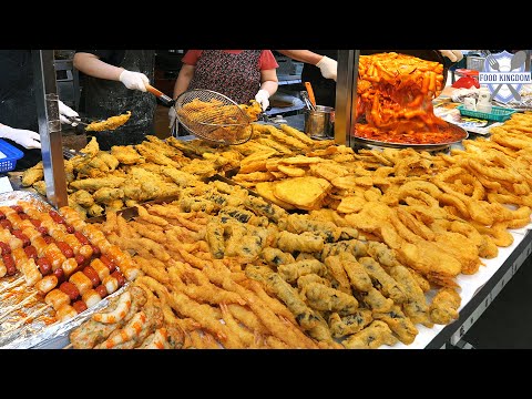 수제 분식의 진수! 연 매출 6억의 줄서서 먹는 5일장 분식집 / Fried food popular in the market - korean street food