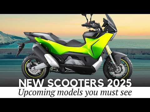 10 Exciting New Scooters Arriving in 2025 (Maxi, Electric & Adventure Models)