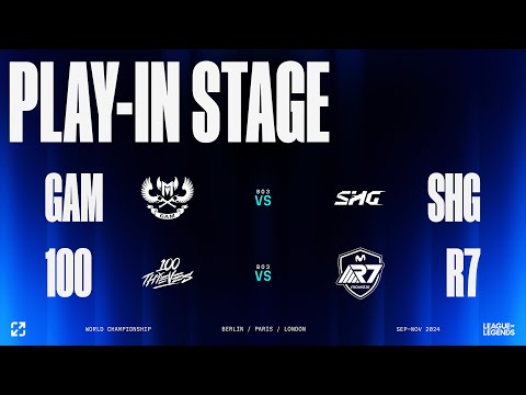 Worlds 2024 | PLAY-IN DAY 2 | GAM vs SHG - 100 vs R7