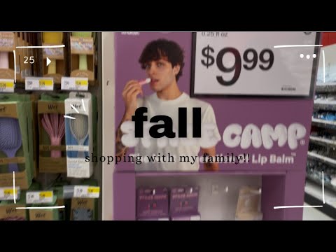 shopping with my family || fall edition !! 