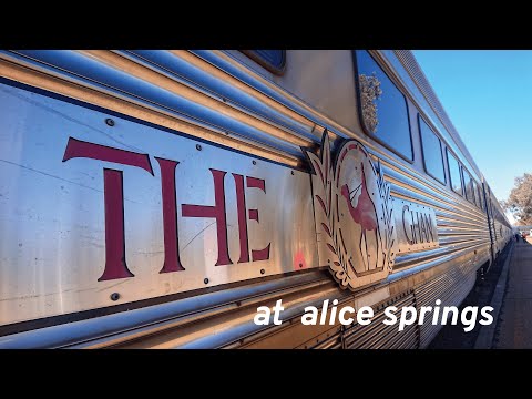 The Ghan arriving at Alice Springs | Polygon Transit