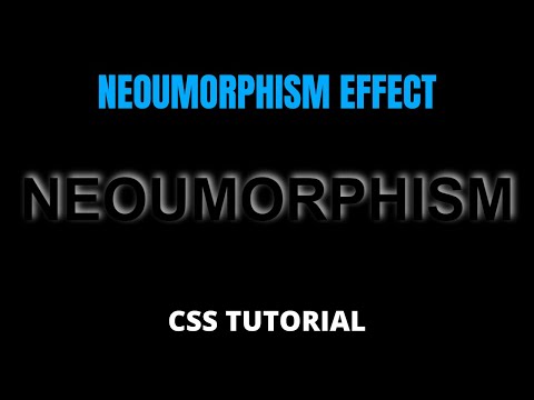 CSS Neomorphism Text Effects | Cool Coding Tamil