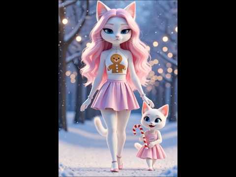 🥺 They laughed at her… but mom gave her everything she dreamed of 💖 #shorts #ai #cats #love