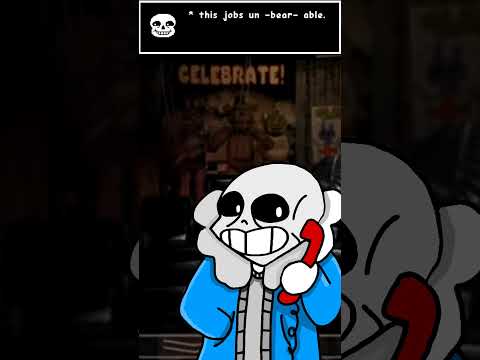 san's new job #animation #meme #undertale #fnaf #shorts