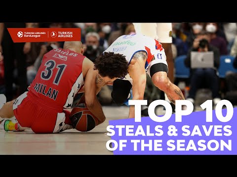 Top 10 Steals & Saves | 2021-22 Turkish Airlines EuroLeague