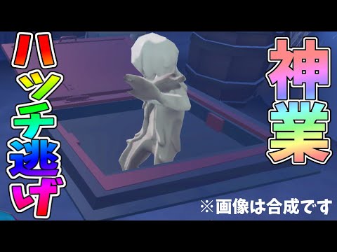 【第五人格】興奮攻撃→フラホ→ハッチ前攻撃を回避→ハッチ逃げする骨董元Sランカーが過去最高のハッチ逃げをした試合【第五人格】【IdentityⅤ】