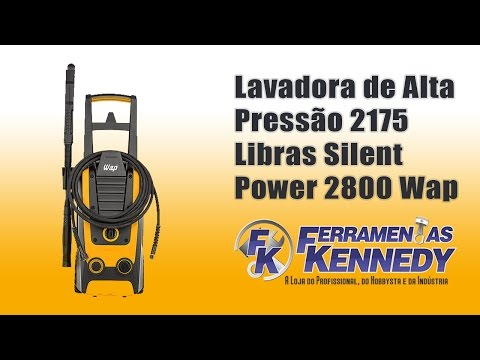 Lavadora de Alta Pressão Silent Power 2800 Wap - 127 Volts - Vídeo explicativo