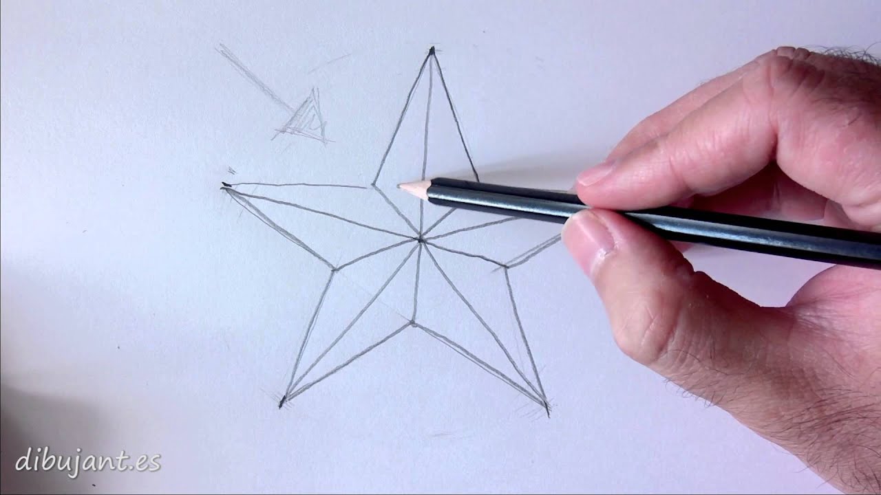 Como hacer estrellas de cinco puntas