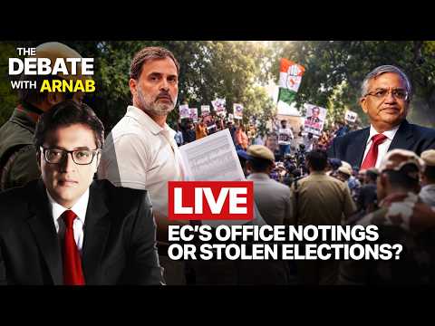 Debate With Arnab LIVE: Congress Doubles Down On CEC Gyanesh Kumar Over News Report