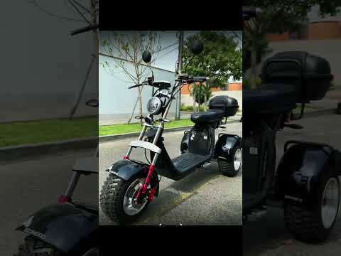 electric three wheel scooter #electricscooter #citycoco #linkseride #wholesale #escooters #scooter