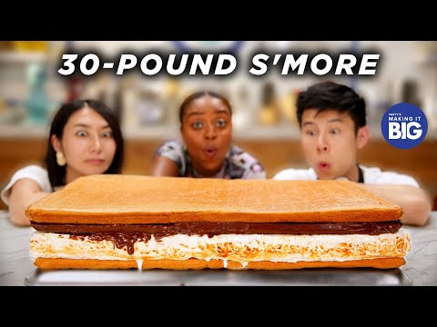 We Made A Giant 30-Pound S'More For Quinta