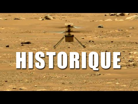 HISTORIQUE -  Premiers VOLS d'un DRONE sur MARS ! #EC