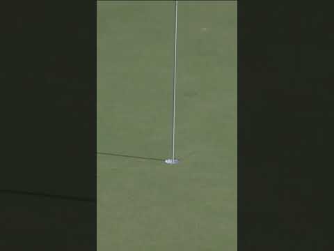 Ruoning Yin finishes her round with a bang! 💥⛳