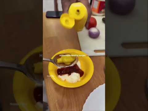 Healthy home made beef burgers