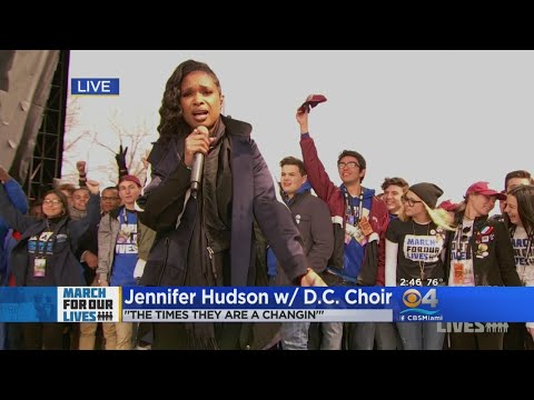 Jennifer Hudson, D.C. Choir Perform At March For Our Lives