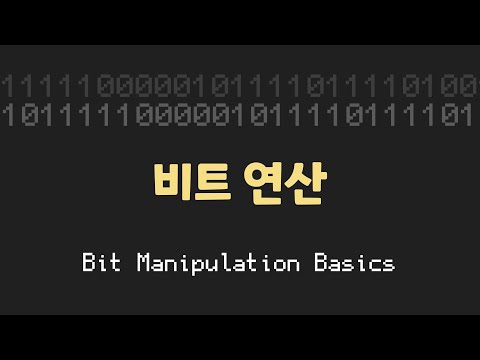 Bit 다루기? 비트 연산의 기초 개념과 다양한 활용패턴에 대해 알아보자 | Bitwise Manipulation Basics