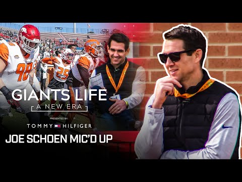 Joe Schoen MIC'D UP at Senior Bowl | Giants Life: A New Era video clip