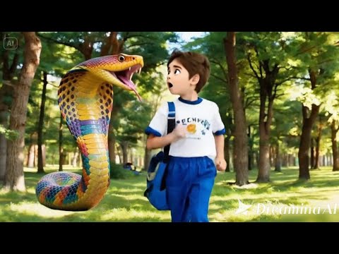 A dog save a boy from Cobra snake in jungle |' snake video || adventure story