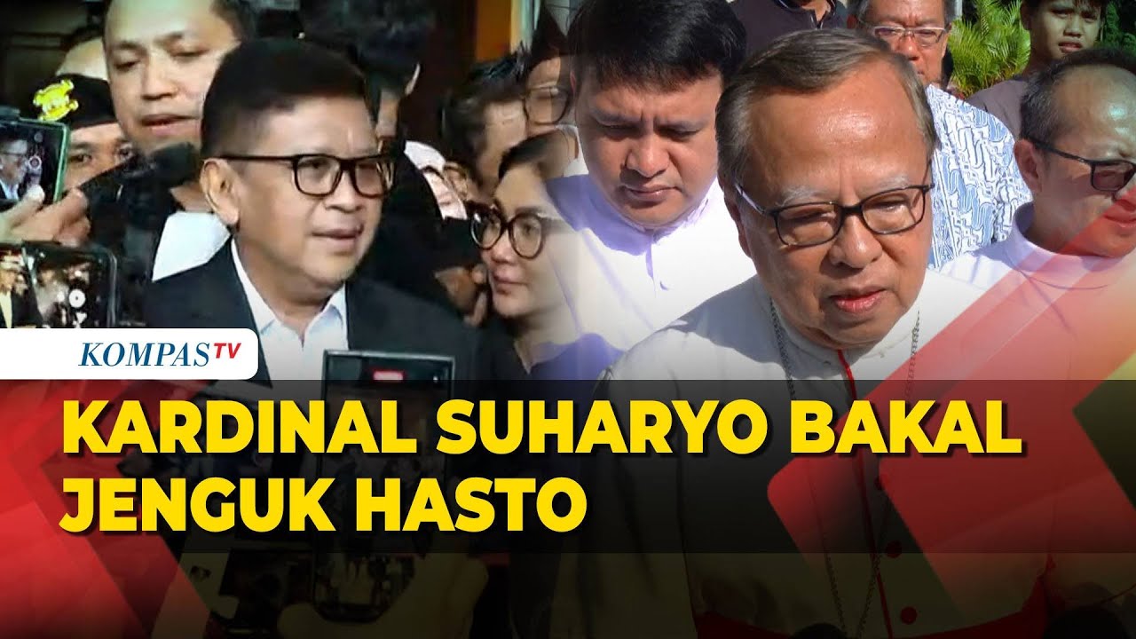 Kardinal Suharyo Bakal Jenguk Hasto di Rutan KPK Besok