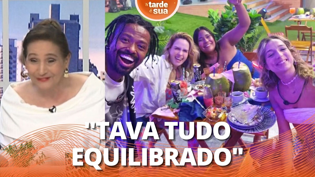 Trégua no BBB26? Sonia Abrão diz que saída de Breno e Babu “aliviou a casa”