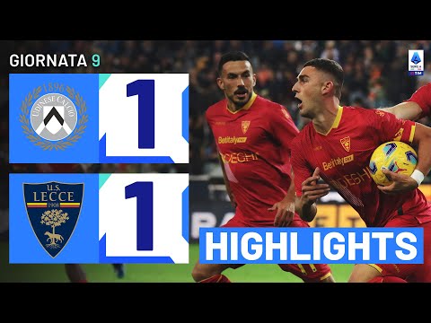 UDINESE-LECCE 1-1 | HIGHLIGHTS | 9ª GIORNATA | SERIE A TIM 2023/24