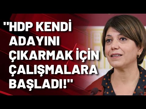 Meral Danış Beştaş: HDP olarak cumhurbaşkanı adaylığı için isim arayışına başladık!