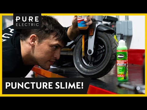 How To Insert Puncture Prevention Fluid Into Your Electric Scooter