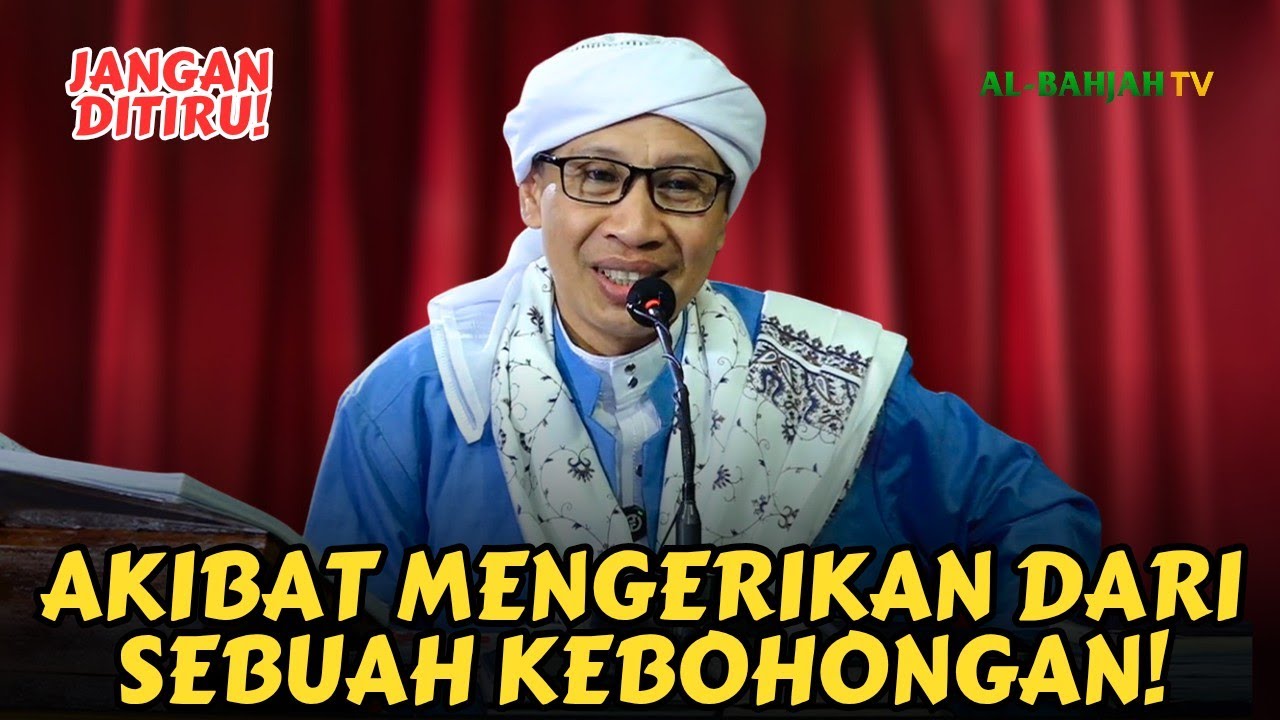 Sekali Bohong, Seribu Masalah Datang‼️ 😢 Dengarkan Penjelasan Buya Yahya!