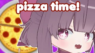FREE PIZZA HERE!! SILLY LITTLE CAT GOES TO THE WAGEY CAGEY... YIPPEE!!