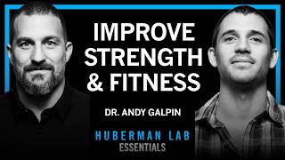 Thumbnail for the video "Essentials: How to Build Strength, Muscle Size & Endurance | Dr. Andy Galpin" from Andrew Huberman