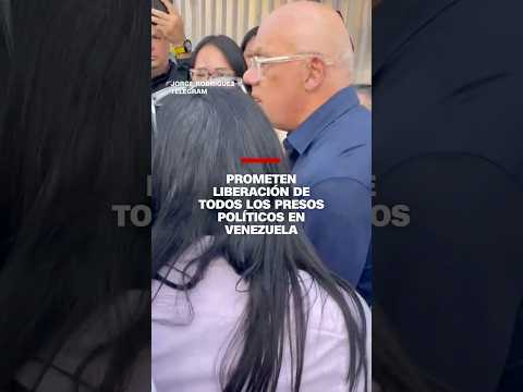 Prometen liberación de todos los presos políticos en Venezuela