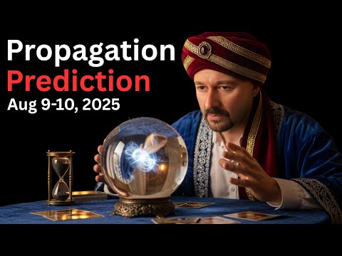 Predicting This Weekend's Ham Radio Propagation: Aug 9-10-2025