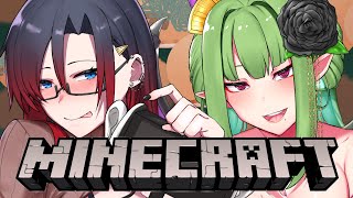 【Minecraf】朱那さんとお久マイクラ！！【Vtuber/朝霧】
