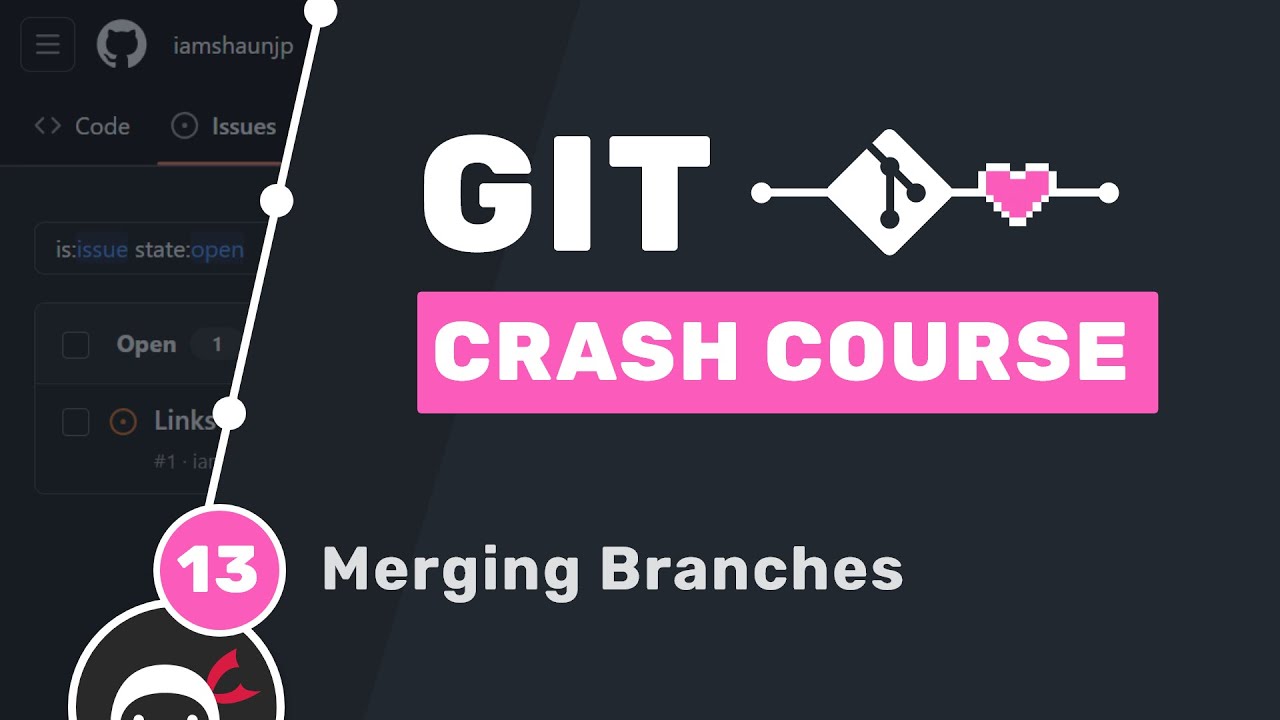Git Crash Course #13 - Merging Branches