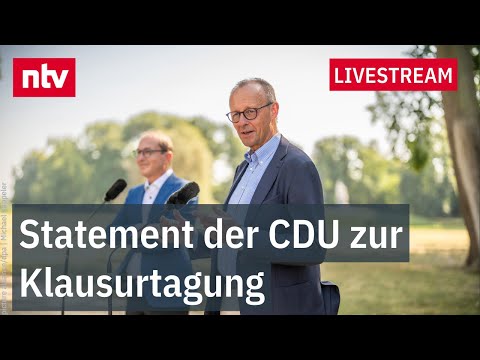 LIVE: Statement der CDU zur Klausurtagung der Bundestagsfraktion