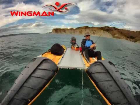 Wingman - catamaran kayaks and motorboat