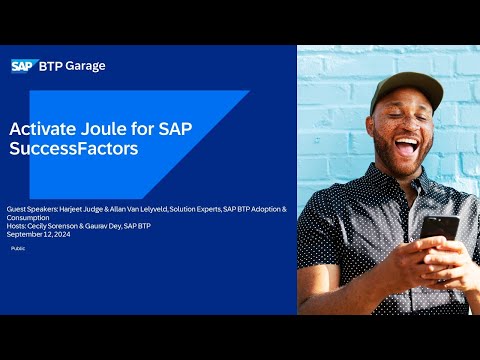 Activate SAP Joule for SAP SuccessFactors | SAP BTP Garage September 2024