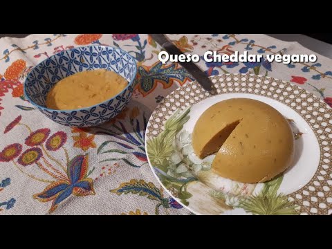 Cómo hacer queso Cheddar vegano con Thermomix® #TM6 #TM5 #TM31