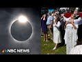 Tens of millions get stunning view of full solar eclipse