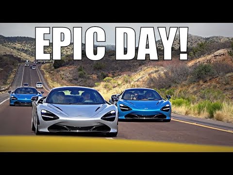 DRIVING THE NEW MCLAREN WITH FRIENDS!!