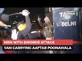 On Camera: Men With Swords Attack Police Van Carrying Aaftab Poonawala