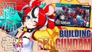≪HANDCAM≫ RED RAT VS HG 1/144 RED GUNDAM!! 初心者！！