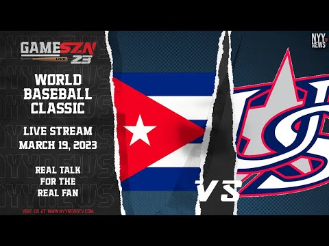 GameSZN Live - World Baseball Classic: Cuba vs. The USA!