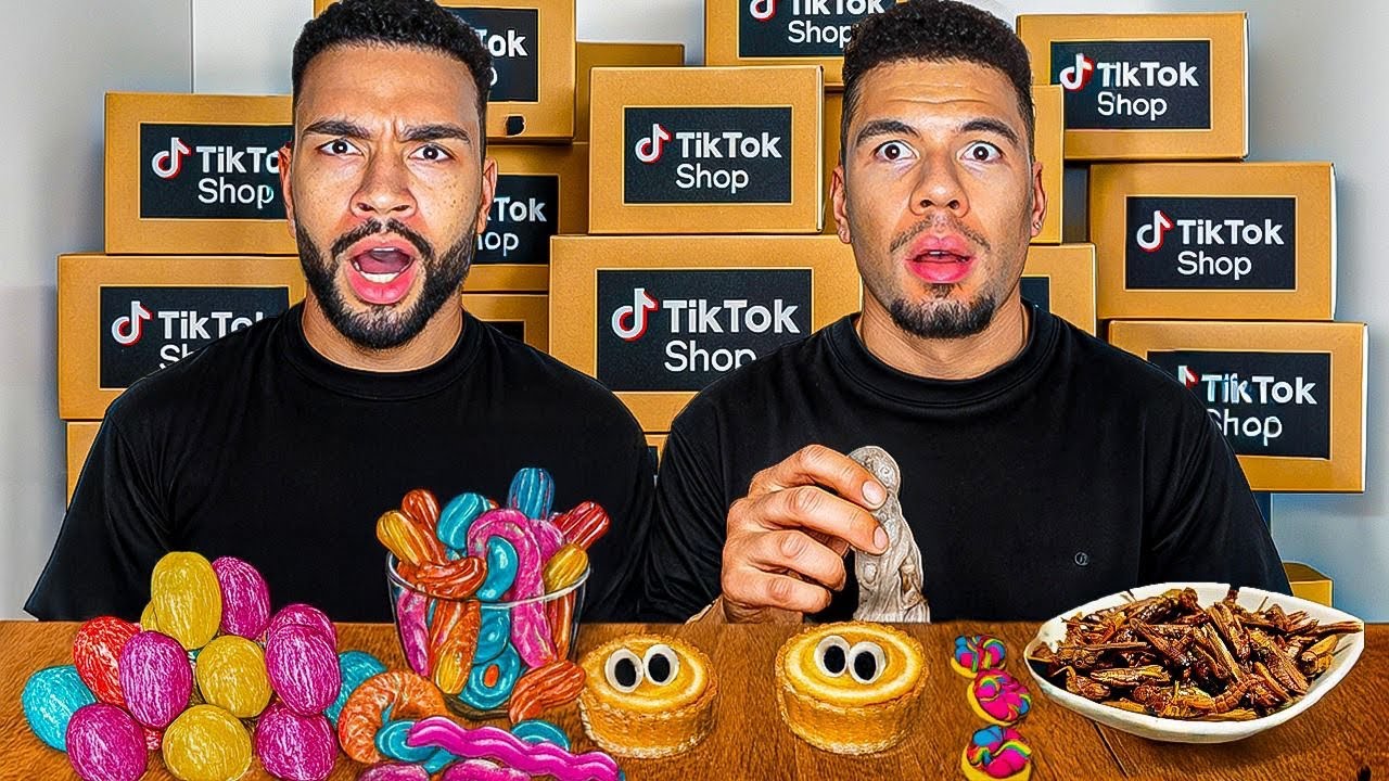 WIR TESTEN ESSEN VOM TikTok SHOP (KRANK)