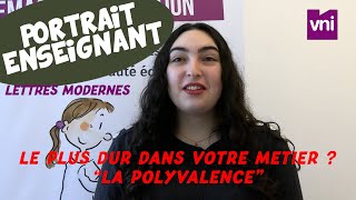 Difficultés, satisfactions ou encore moment le plus drôle de sa carrière… Eva Joron, enseignante de lettres modernes en collège, se livre sur son métier. Portrait vidéo.