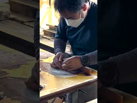 曲げわっぱができるまで　The process of making Cedar vessel by Japanese craftsmen　～貴重な秋田杉を無駄にしないために～#shorts