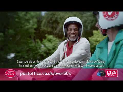 Post Office Over 50s Life Cover TV Advert