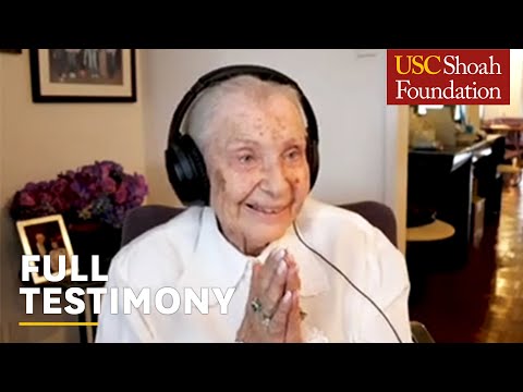Surviving Auschwitz | Jeanette Spiegel Last Chance Testimony | USC Shoah Foundation