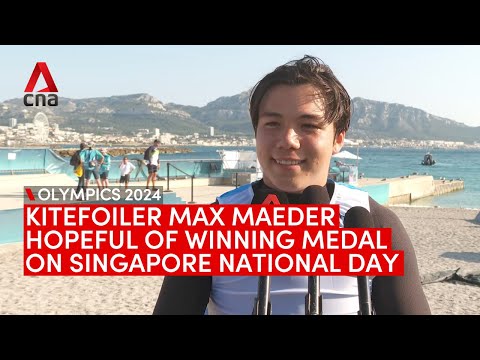 #Paris2024: Kitefoiler Max Maeder remains hopeful of winning medal on Singapore National Day